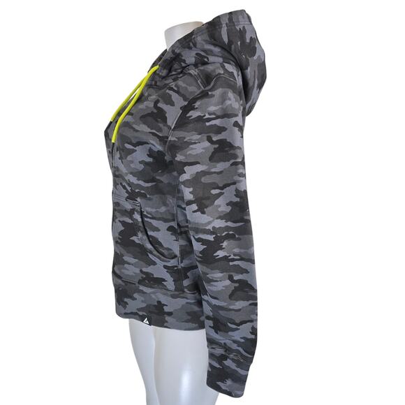 American Giant Camoflauge Athletic Athleisure Moto Full Zip Women's Jacket M - Picture 2 of 5